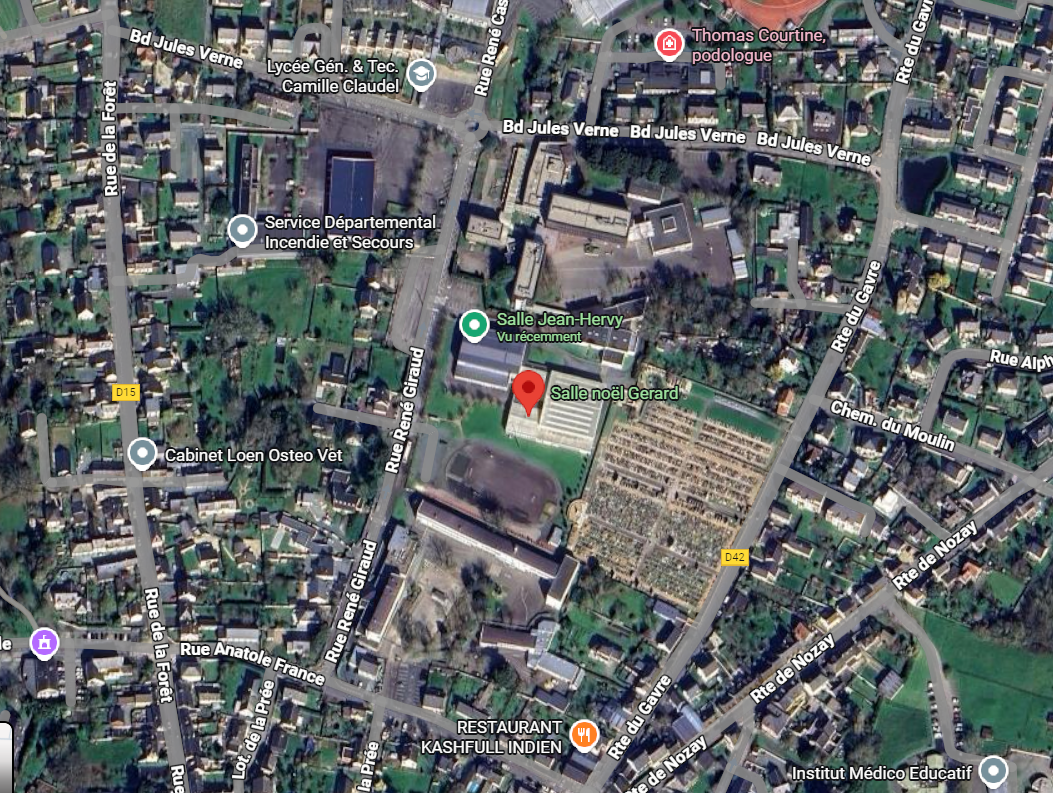 Salle de tennis de table TTC Blain